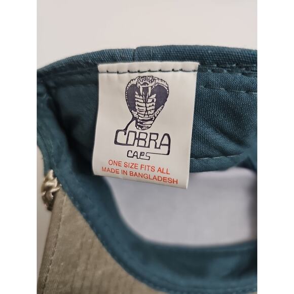 Juniata Recreation Honda/Kawasaki Indian Chief Logo String Cobra Cap Green Hat - Picture 3 of 3